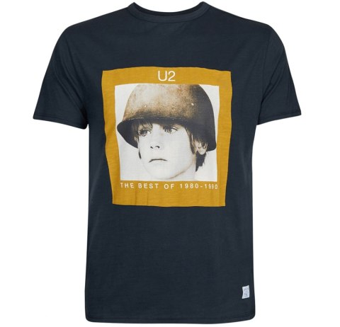 Duża Koszulka Replika U2 - Czarna