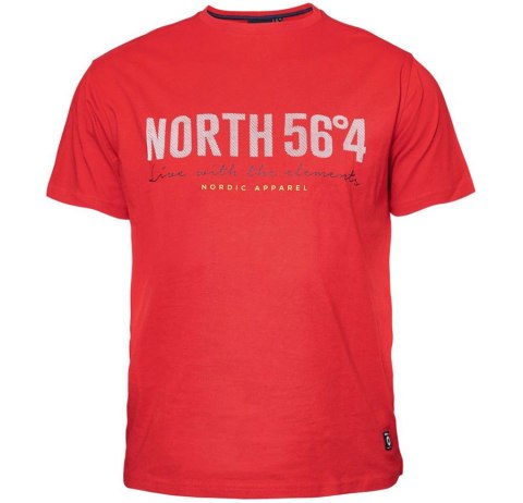 North 56 4 Duża Koszulka - Czerwona