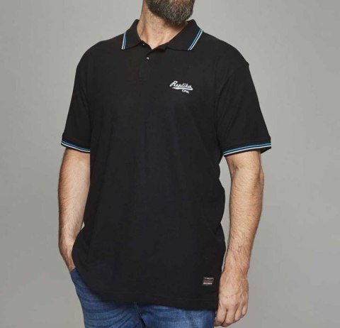 Replika Duża Koszulka Polo - Czarna