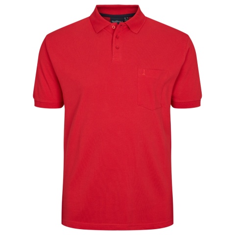 North 56 4 Duża Koszulka Polo - Czerwona