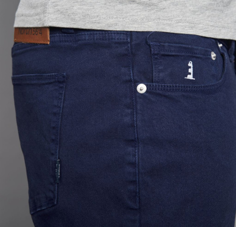 North 56 4 Duże Spodnie Jeans - Granat
