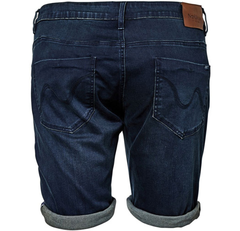 North 56 4 Duże krótkie spodnie jeans - Granat
