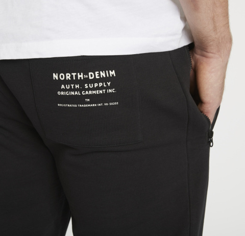 North 56Denim Duże spodnie dresowe - Czarne