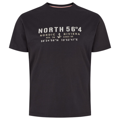 North 56 4 Duża Koszulka - Czarna