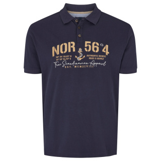 North 56 4 Duża Koszulka Polo Granat