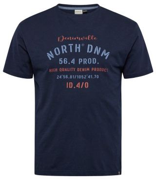 North 56Denim Duża Koszulka Navy