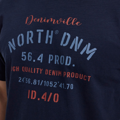 North 56Denim Duża Koszulka Navy