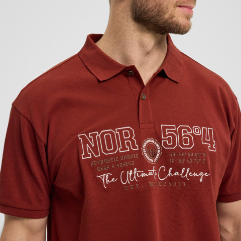 North 56 4 Duża Koszulka Polo Red