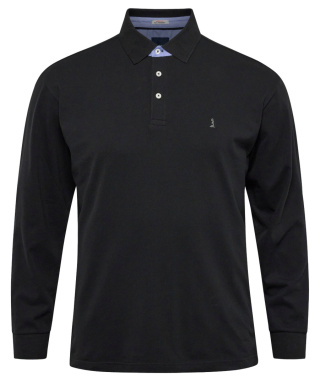 North 56 4 Duża Koszulka Polo Longsleeve Czarma