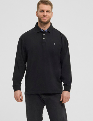 North 56 4 Duża Koszulka Polo Longsleeve Czarma