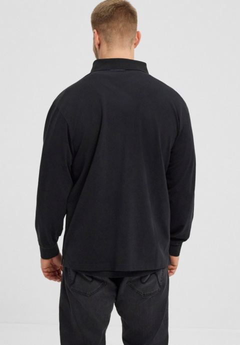 North 56 4 Duża Koszulka Polo Longsleeve Czarma