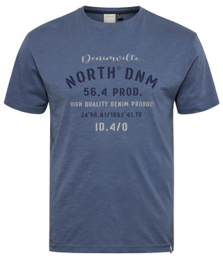 North 56Denim Duża Koszulka Blue