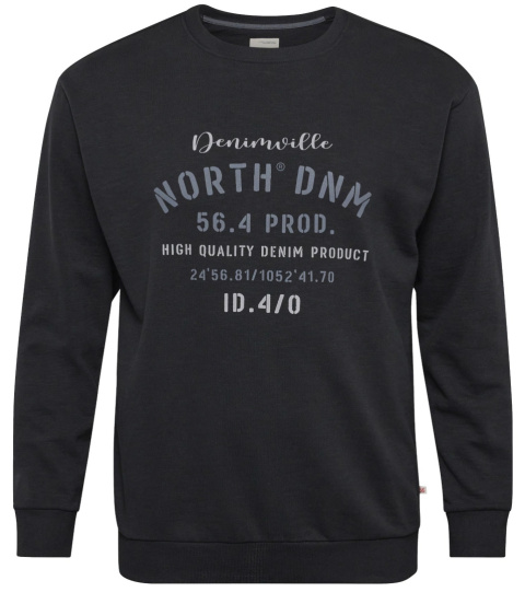 North 56Denim Duża Bluza - Czarna