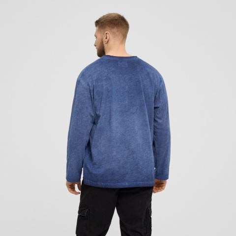 North 56Denim Duża Koszulka Longsleeve - Blue