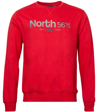 North 56 4 Duża Bluza - Red