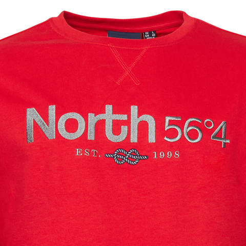 North 56 4 Duża Bluza - Red