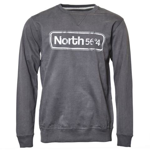 North 56 4 Duża Bluza - Szara