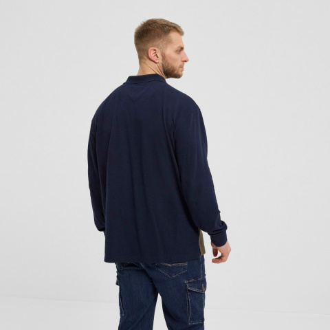 North 56Denim Duża Koszulka Polo Longsleeve