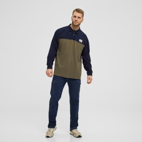 North 56Denim Duża Koszulka Polo Longsleeve