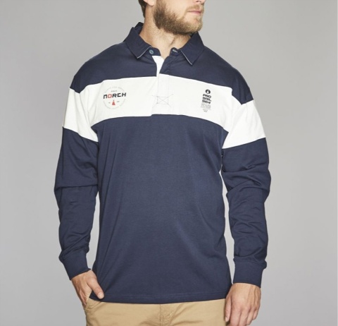 North 56Denim Duża Koszulka Polo Longsleeve
