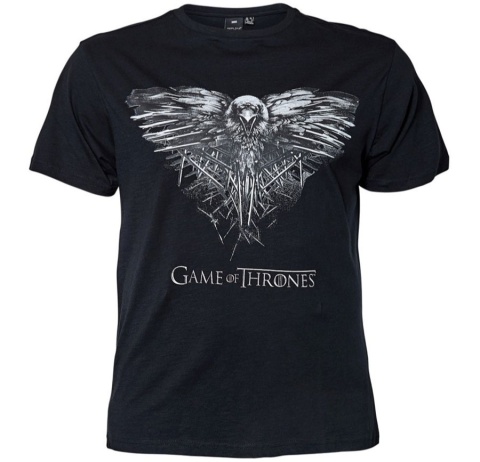 Replika Duża Koszulka - Czarna Game of Thrones