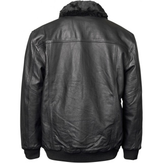 North 56 4 Duża Kurtka Zimowa Skórzana