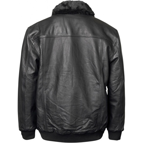 North 56 4 Duża Kurtka Zimowa Skórzana