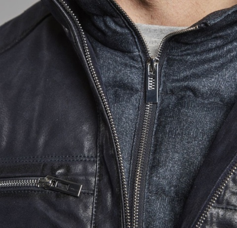 Replika Duża Kurtka Zimowa Skórzana