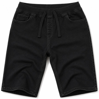 Viking Sky - Krótkie spodnie jeans - Czarne