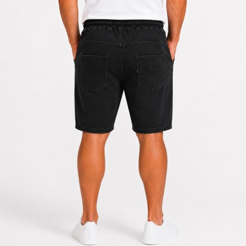 Viking Sky - Krótkie spodnie jeans - Czarne