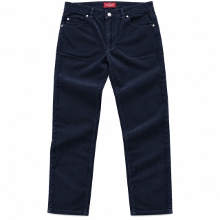Viking Spodnie Sztruksowe Premium - Granatowe