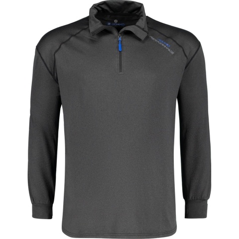 Duża Koszulka Longsleeve Adamo Termoaktywna - Szara