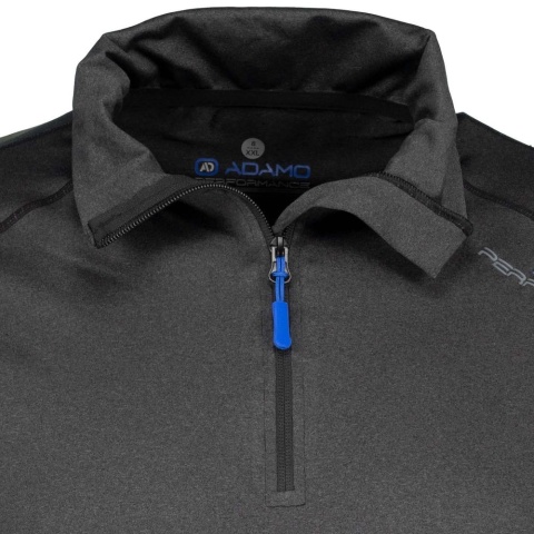 Duża Koszulka Longsleeve Adamo Termoaktywna - Szara