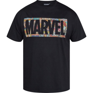 North Latitude Duża Koszulka MARVEL - Czarna