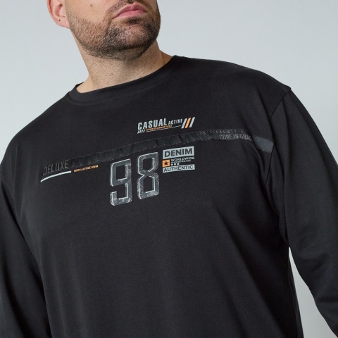 North Latitude Duży Longsleeve - Black