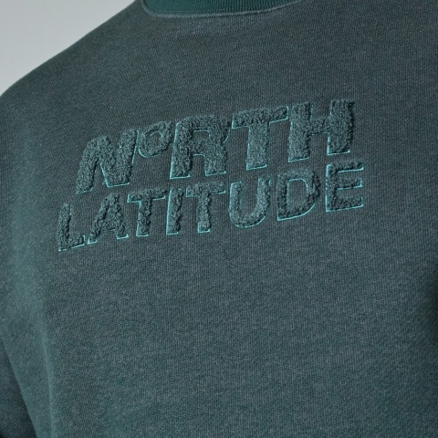 North Latitude Duża Bluza - Dark Green