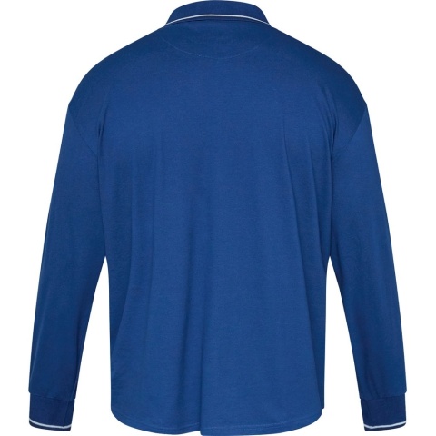 North Latitude Duża Koszulka Polo Longsleeve - Blue