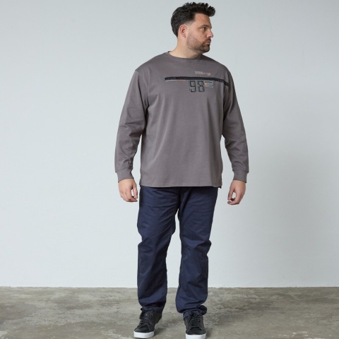 North Latitude Duży Longsleeve - Grey