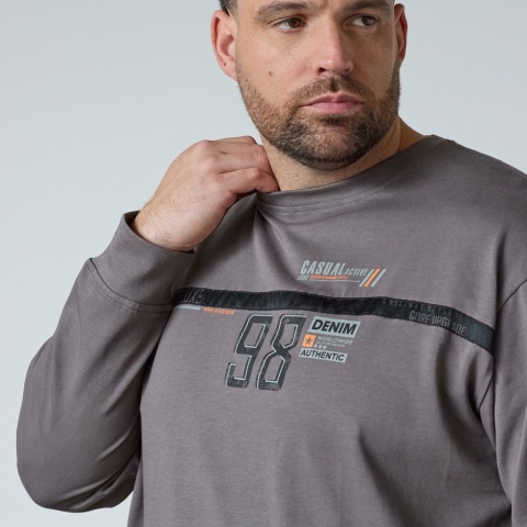 North Latitude Duży Longsleeve - Grey