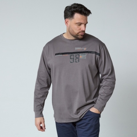 North Latitude Duży Longsleeve - Grey
