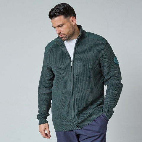 North Latitude Duży Sweter - Dark Green