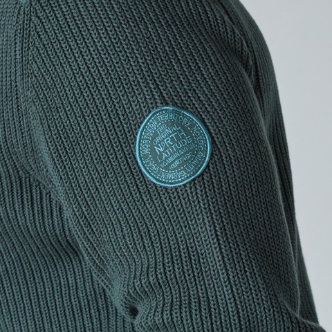 North Latitude Duży Sweter - Dark Green