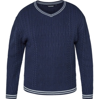 North Latitude Duży Sweter - Granat