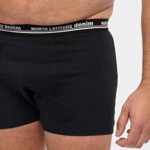 North Latitude Duże Bokserki 5-pack - Czarne