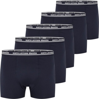 North Latitude Duże Bokserki 5-pack - Granat