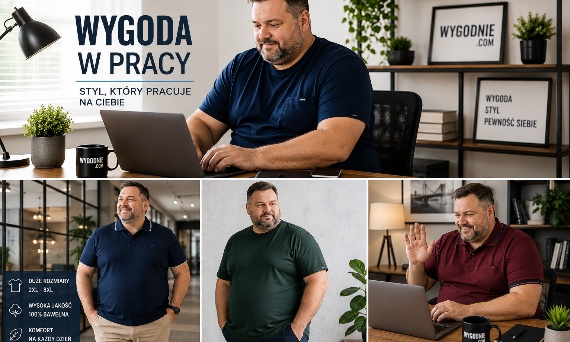 Moda męska XXL do pracy – wygodne i stylowe stylizacje